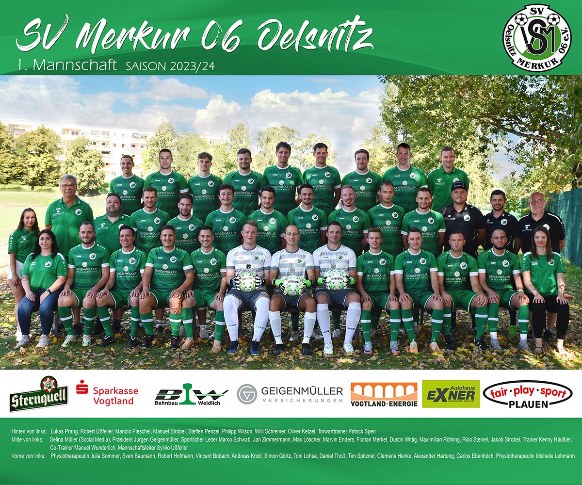 SV Merkur 06 Oelsnitz 1. Fußballmannschaft